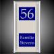 RVS naamplaat 1530 blauw