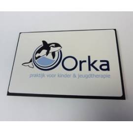 Naambordje bedrijf logo orka