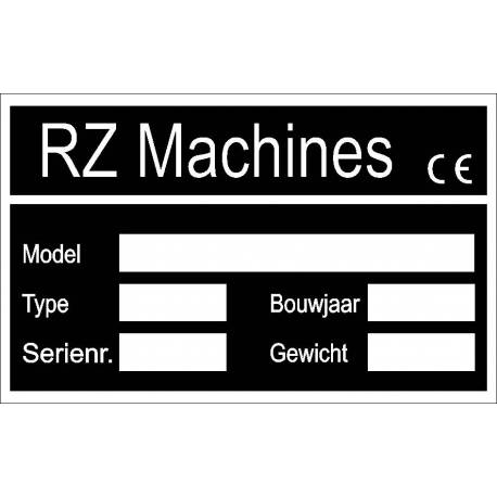 machineplaatje RZ2