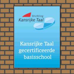 Bedrijfsnaambordje logo basisschool